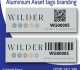 Acetone Activated Adhesive Barcode Asset Tags